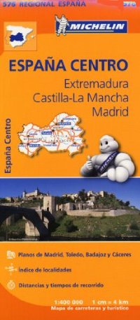 Spain Centre Extremadura Castilla La Mancha, Madrid (1/400 000)